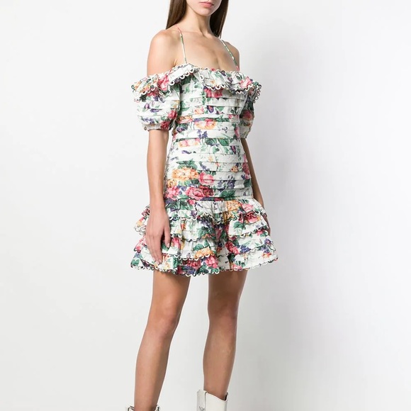 ZIMMERMANN 
Allia floral print mini dress - Picture 3 of 8